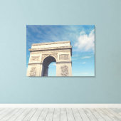 Arc de Triomphe Parijs Canvas Afdruk (Insitu (Houten vloer))