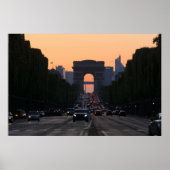 Arc de Triomphe - Parijs - Champs-Élysées L'Arc Poster (Voorkant)