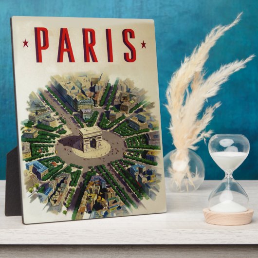  Arc de Triomphe Parijs Fotoplaat (Zijkant)