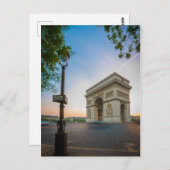Arc de Triomphe | Parijs, Frankrijk Briefkaart (Voorkant / Achterkant)