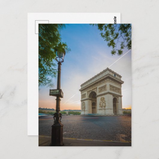 Arc de Triomphe | Parijs, Frankrijk Briefkaart (Voorkant / Achterkant)