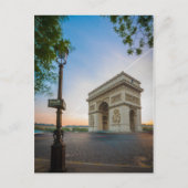 Arc de Triomphe | Parijs, Frankrijk Briefkaart (Voorkant)