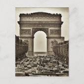 Arc de Triomphe, Parijs, Frankrijk Briefkaart (Voorkant)