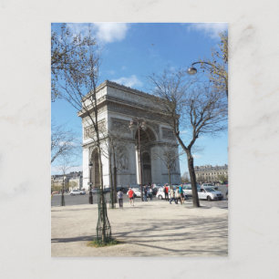 Arc de Triomphe, Parijs, Frankrijk Briefkaart