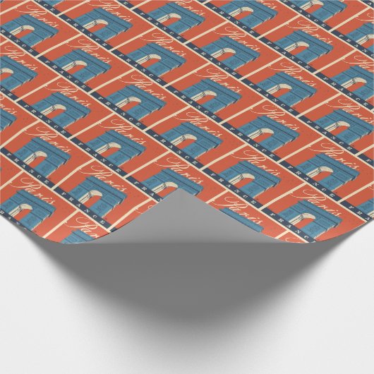 Arc de Triomphe | Parijs, Frankrijk Cadeaupapier (Hoek)