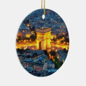 Arc de Triomphe, Parijs, Frankrijk Keramisch Ornament (Rechts)