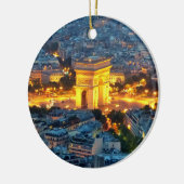 Arc de Triomphe, Parijs, Frankrijk Keramisch Ornament (Links)
