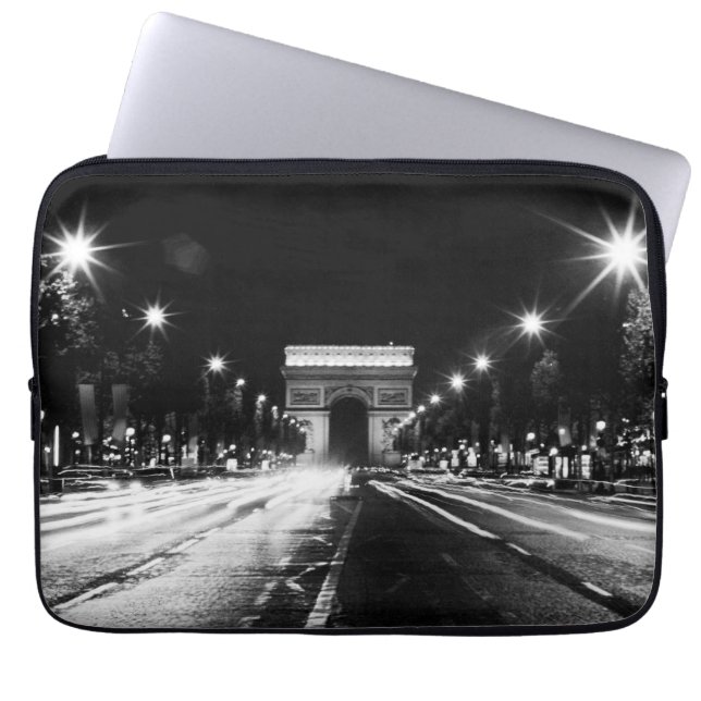Arc de Triomphe, Parijs, Frankrijk Laptop Sleeve (Voorkant)