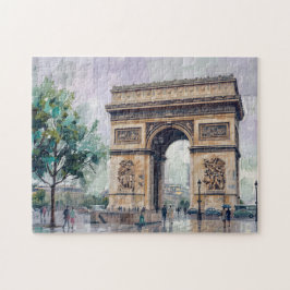 Arc de Triomphe, Parijs, Frankrijk Legpuzzel