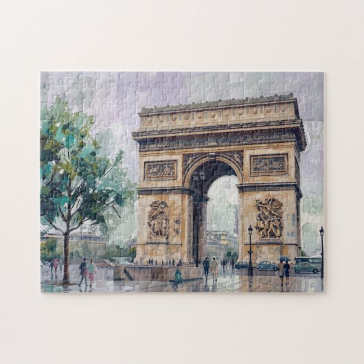 Arc de Triomphe, Parijs, Frankrijk Legpuzzel (Horizontaal)