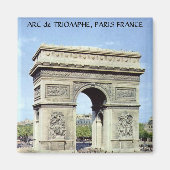 ARC DE TRIOMPHE, PARIJS FRANKRIJK MAGNEET (Voorkant)