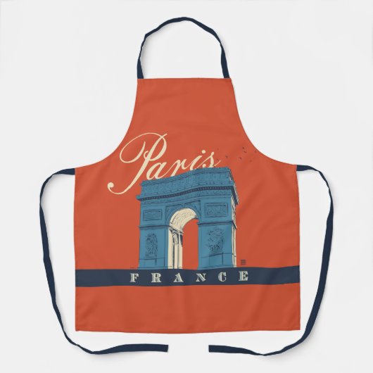 Arc de Triomphe | Parijs, Frankrijk Schort (Voorkant)