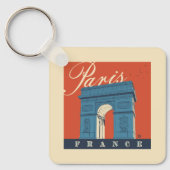Arc de Triomphe | Parijs, Frankrijk Sleutelhanger (Voorkant)
