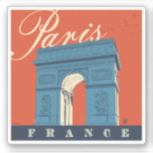Arc de Triomphe | Parijs, Frankrijk Sticker (Voorkant)
