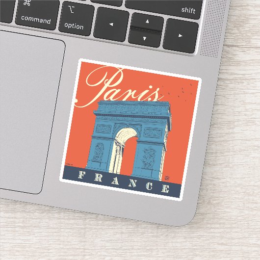 Arc de Triomphe | Parijs, Frankrijk Sticker (Detail)