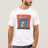 Arc de Triomphe | Parijs, Frankrijk T-shirt (Voorkant)