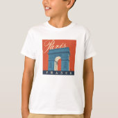 Arc de Triomphe | Parijs, Frankrijk T-shirt (Voorkant)
