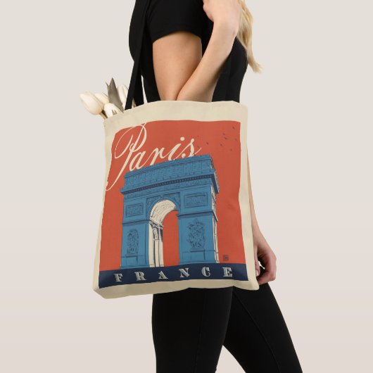 Arc de Triomphe | Parijs, Frankrijk Tote Bag (Dichtbij)