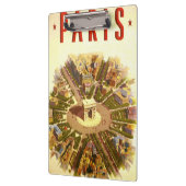  Arc de Triomphe, Parijs, Frankrijk Travel Art Klembord (Links)