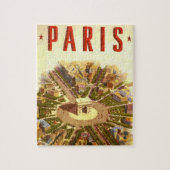  Arc de Triomphe, Parijs, Frankrijk Travel Art Legpuzzel (Verticaal)