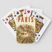  Arc de Triomphe, Parijs, Frankrijk Travel Art Pokerkaarten (Achterkant)