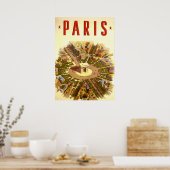 Arc de Triomphe, Parijs, Frankrijk Travel Art Poster (Keuken)