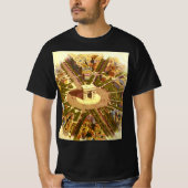 Arc de Triomphe, Parijs, Frankrijk Travel Art T-shirt (Voorkant)