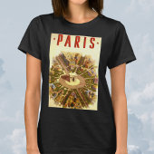  Arc de Triomphe, Parijs, Frankrijk Travel Art T-shirt