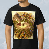  Arc de Triomphe, Parijs, Frankrijk Travel Art T-shirt