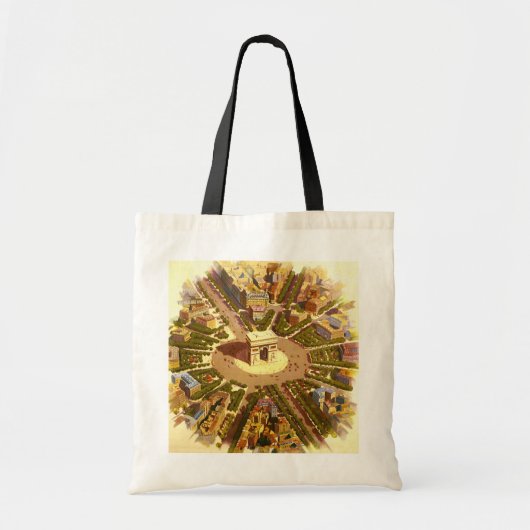  Arc de Triomphe, Parijs, Frankrijk Travel Art Tote Bag (Voorkant)