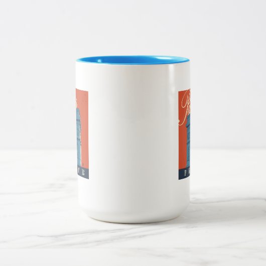 Arc de Triomphe | Parijs, Frankrijk Tweekleurige Koffiemok (Center)