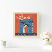 Arc de Triomphe | Parijs, Frankrijk Vierkante Klok (Huis)