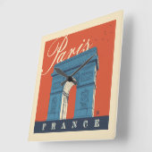 Arc de Triomphe | Parijs, Frankrijk Vierkante Klok (Hoek)