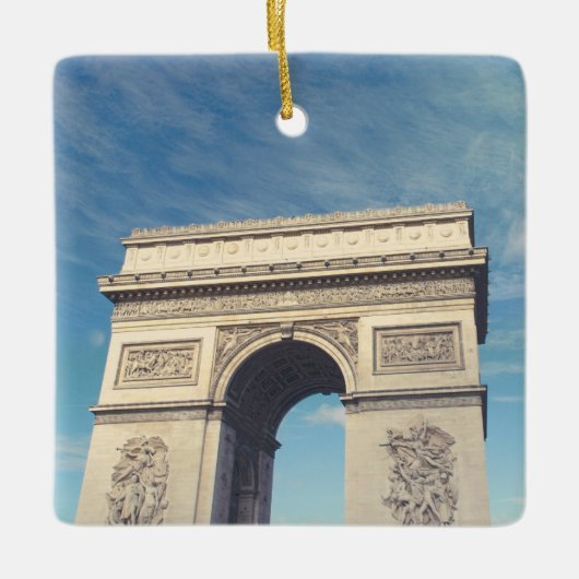 Arc de Triomphe Parijs Keramisch Ornament (Voorkant)