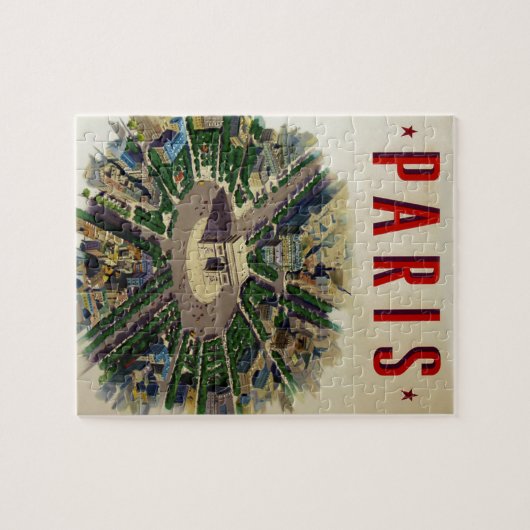  Arc de Triomphe Parijs Legpuzzel (Horizontaal)