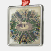  Arc de Triomphe Parijs Metalen Ornament (Links)
