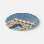 Arc de Triomphe Parijs Papieren Bordje (Gekanteld)