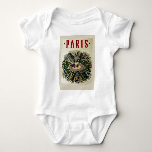 Arc de Triomphe Parijs Romper (Voorkant)