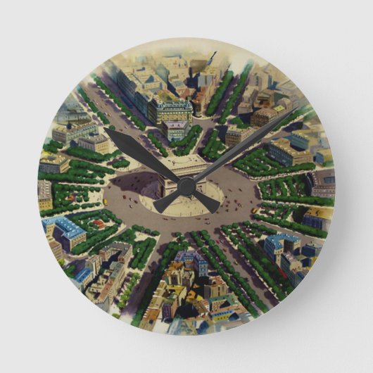  Arc de Triomphe Parijs Ronde Klok (Voorkant)