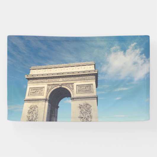 Arc de Triomphe Parijs Spandoek (Horizontaal)
