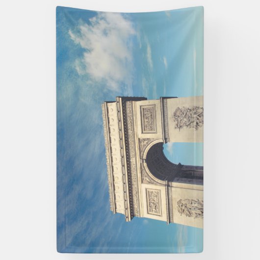 Arc de Triomphe Parijs Spandoek (Verticaal)