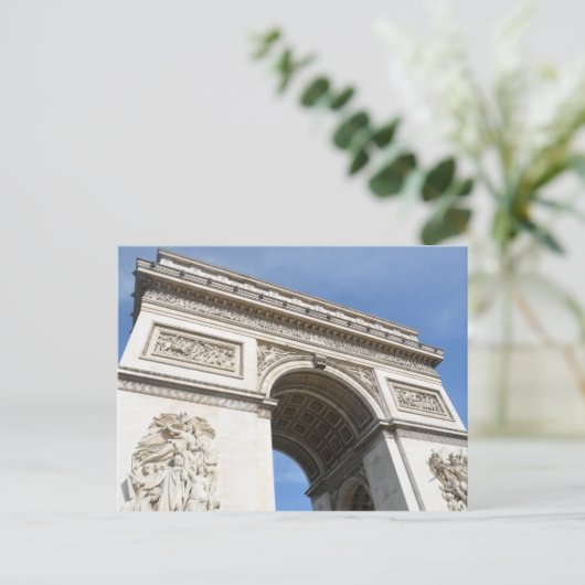 Arc de Triomphe Paris Briefkaart (Staand voorkant)