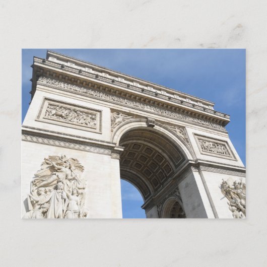 Arc de Triomphe Paris Briefkaart (Voorkant)