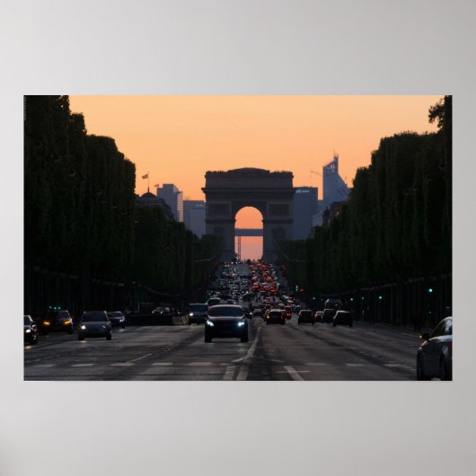 Arc de Triomphe – Paris – Champs-Élysées L'Arc Poster (Voorkant)