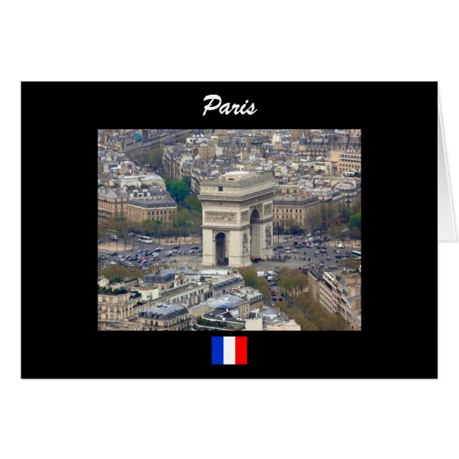 Arc de Triomphe Paris Frankrijk (Voorkant Horizontaal)