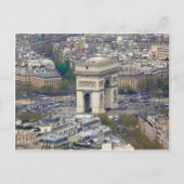 Arc de Triomphe Paris Frankrijk Briefkaart (Voorkant)