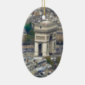 Arc de Triomphe Paris Frankrijk Keramisch Ornament (Rechts)