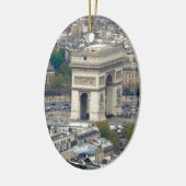 Arc de Triomphe Paris Frankrijk Keramisch Ornament (Links)