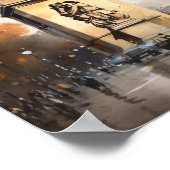 Arc de Triomphe Paris Frankrijk Kunstdruk Poster (Hoek)