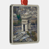 Arc de Triomphe Paris Frankrijk Metalen Ornament (Rechts)